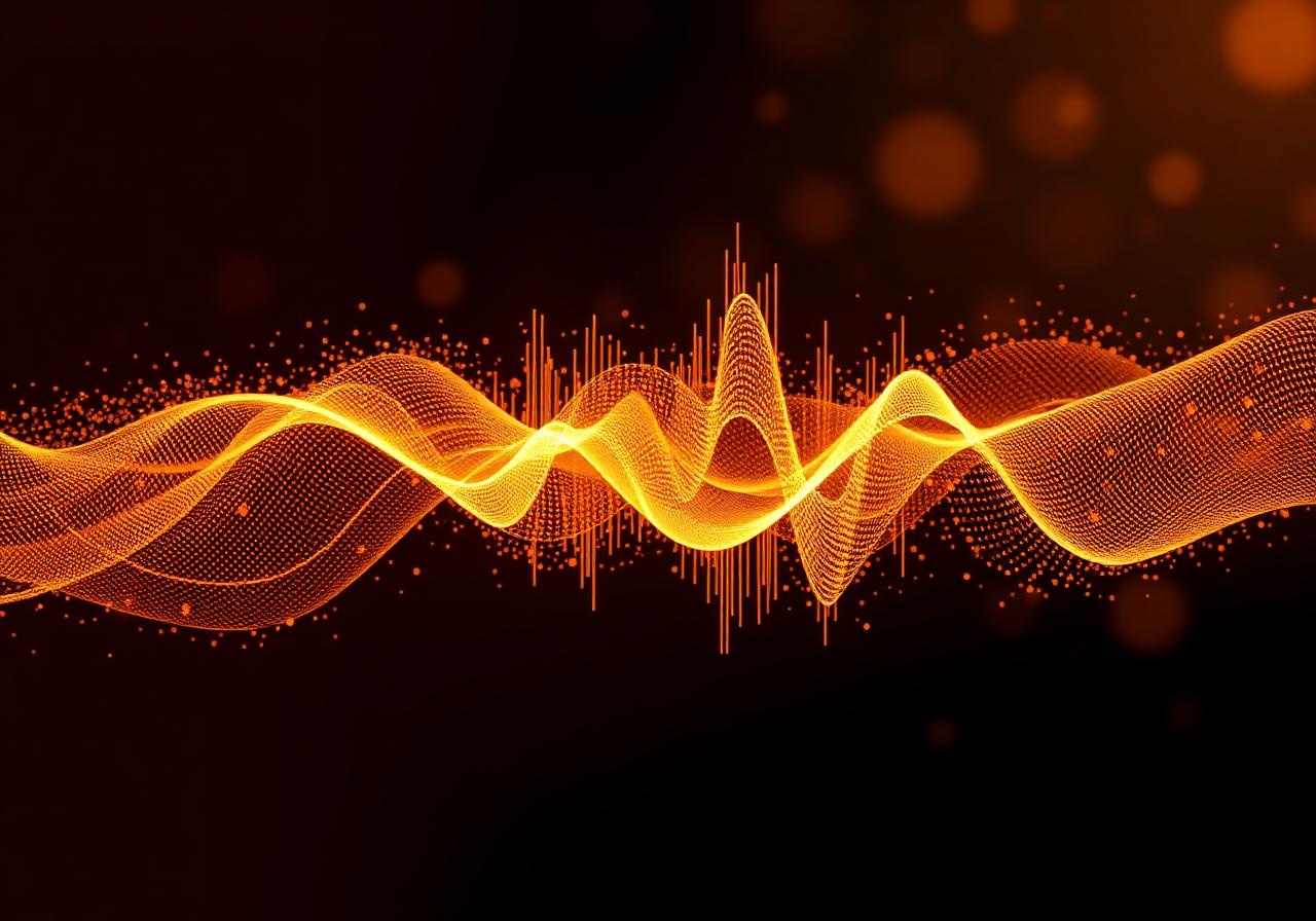 AI voice agent waveform